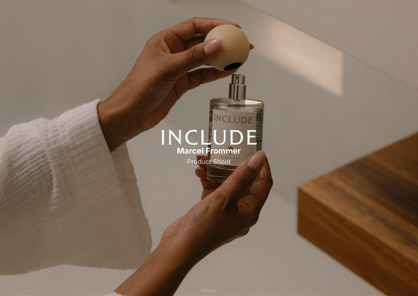 PDF Title Page - Marcel Frommer Product Shoot